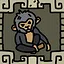 A macaque icon