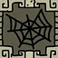 A spiderweb icon