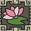 The lotus flower icon