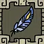 A feather icon