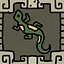 A lizard icon