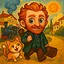 Van Gogh and Cat in Arles icon