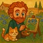 Van Gogh and Blue Irises icon