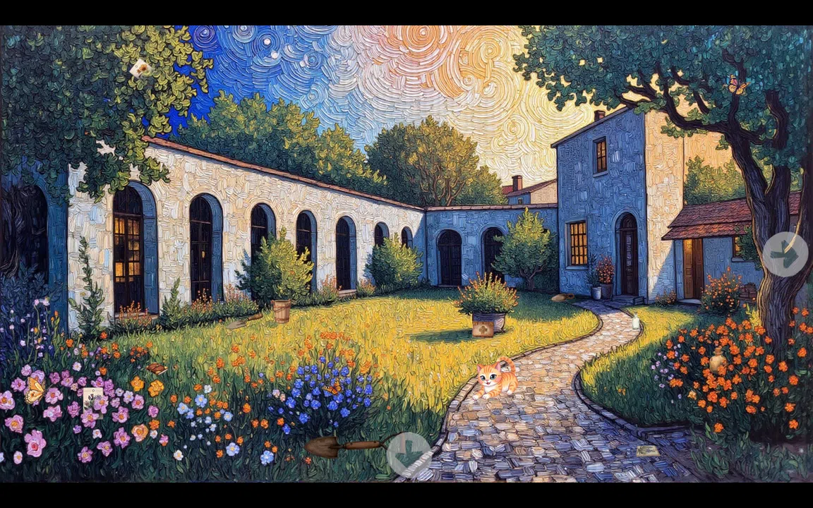 Meow Time Machine: VAN GOGH Screenshot 4