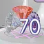 70 Diamond icon