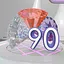 90 Diamond icon
