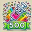 500th hit icon