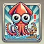 A scary big squid. icon