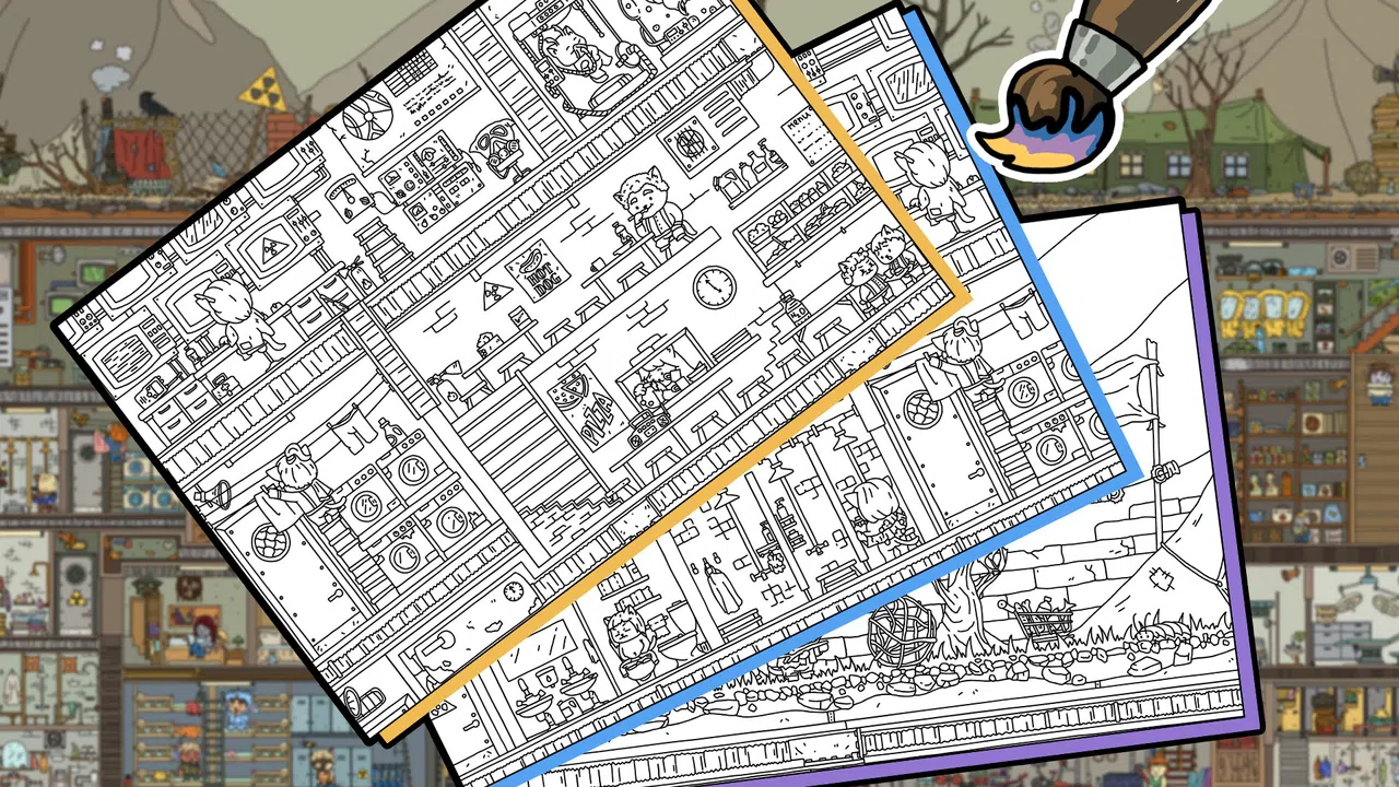 FIND ALL: Bunker - Coloring Book Screenshot 2