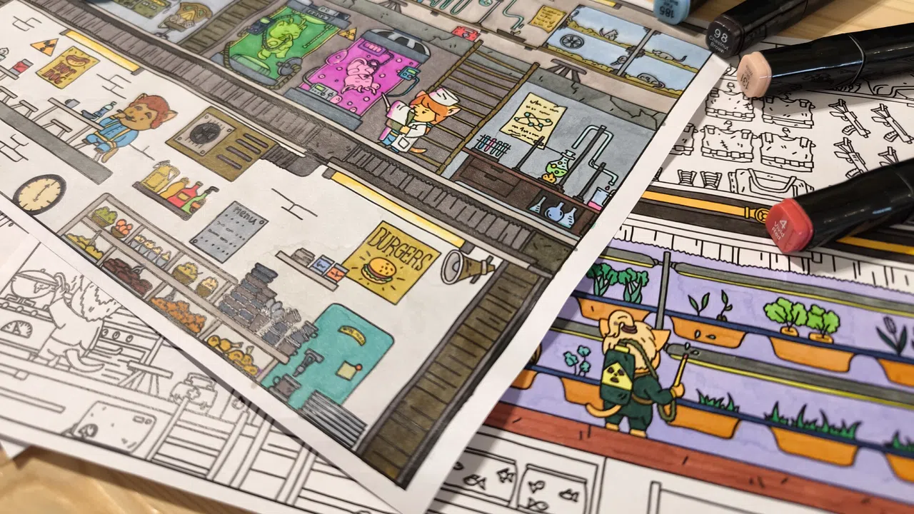 FIND ALL: Bunker - Coloring Book Screenshot 3