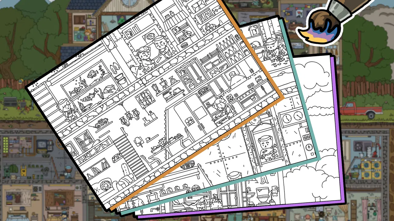 FIND ALL: Bunker - Coloring Book Screenshot 0