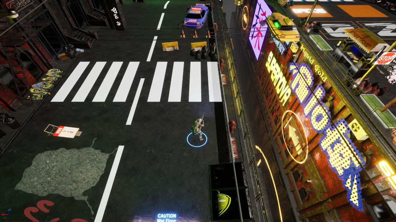 Data Drift: TOP DOWN demo free indie Screenshot 4