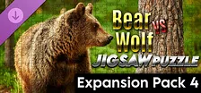 Bear vs. Wolf Jigsaw Puzzle - Expansion Pack 4