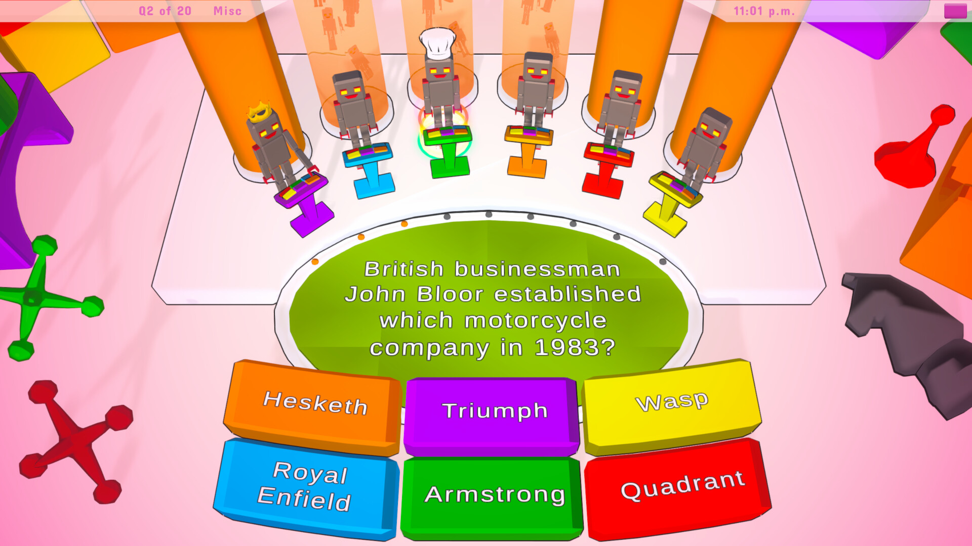 Robot Trivia Funtime Screenshot 2