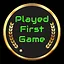 PLAYED FIRST GAME icon