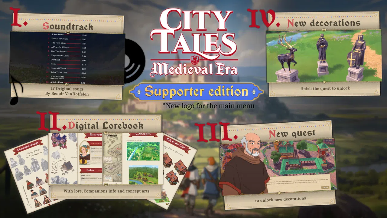 City Tales - Medieval Era - Supporter Pack Screenshot 0