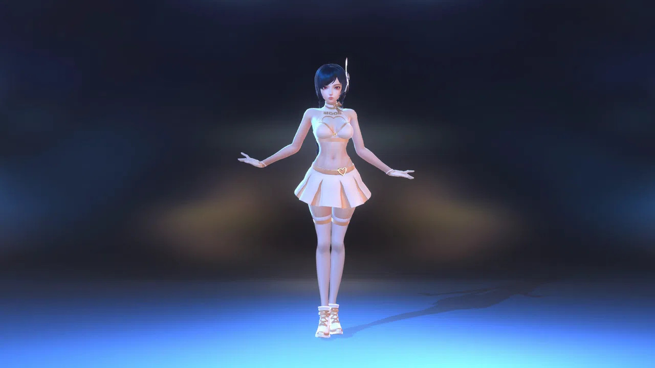 Angel Legion-DLC Cheerleader (Orange) Screenshot 2