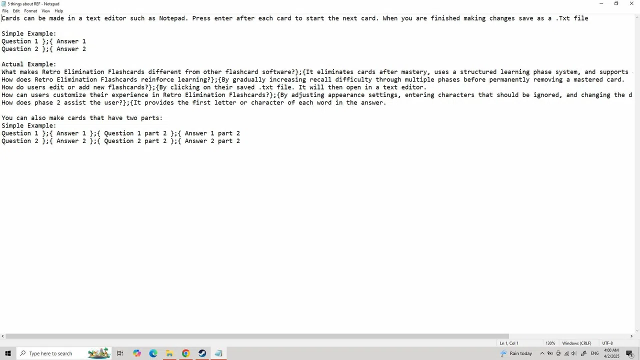 Retro Elimination Flashcards 2 Screenshot 8