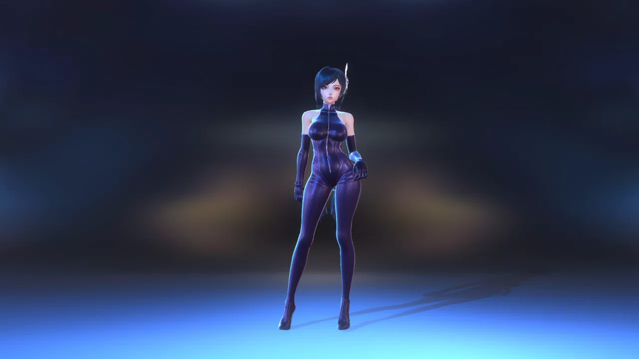 Angel Legion-DLC Tight Leather (Purple) Screenshot 2