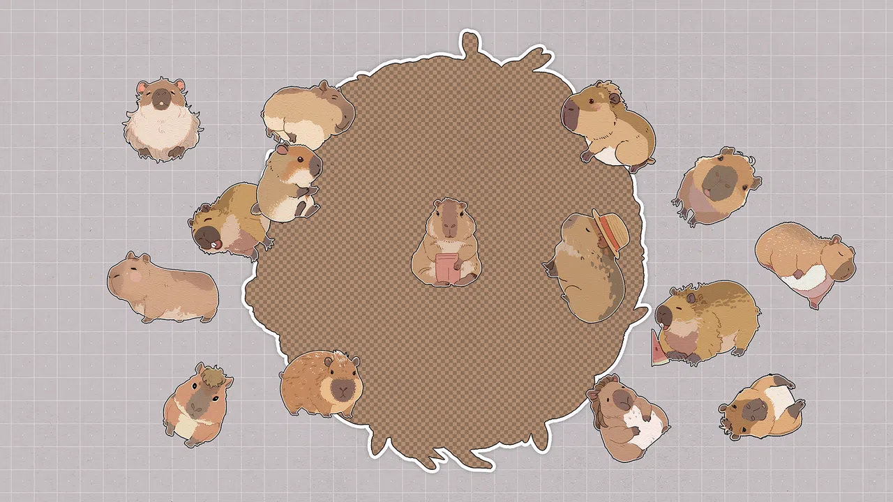 Capybaras Huddled Together Screenshot 2