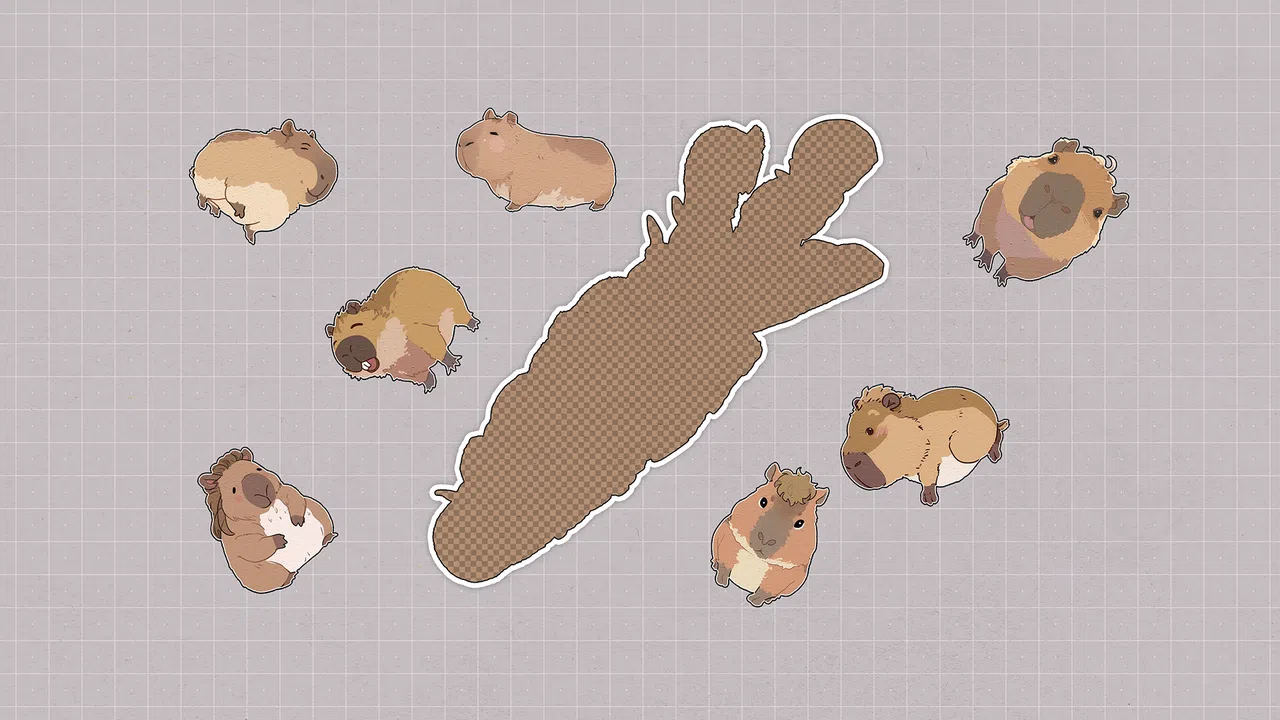 Capybaras Huddled Together Screenshot 0