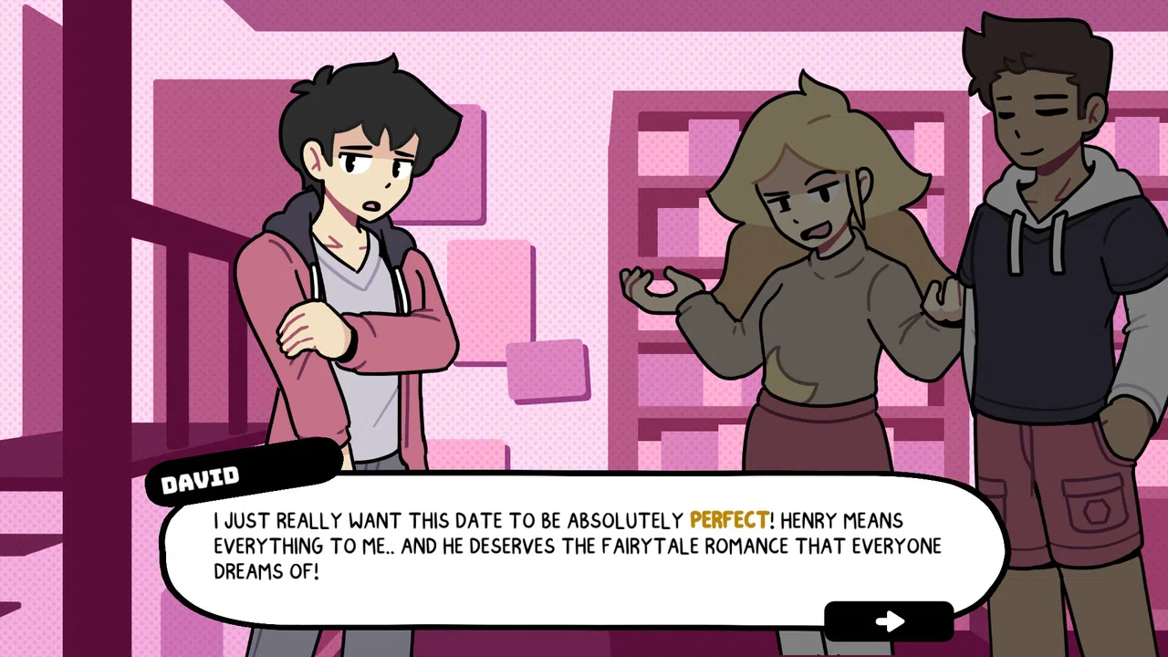 Warp Speed and Witchcraft: Disastrous Dating Sim Demo Screenshot 0