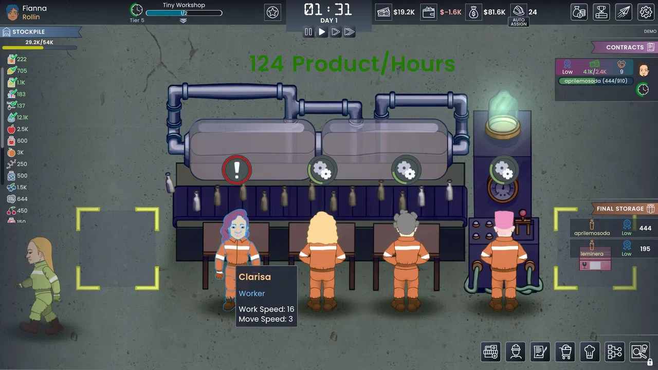 Fizz Flow: Factory Management Demo Screenshot 5