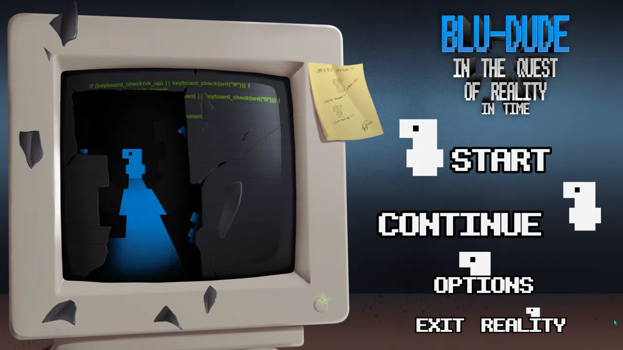 Blu-Dude In The Quest of Reality In Time Demo Screenshot 5