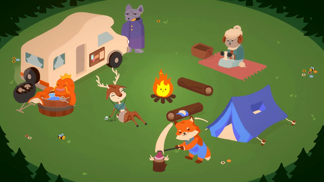 Fire at Campsite Screenshot 0