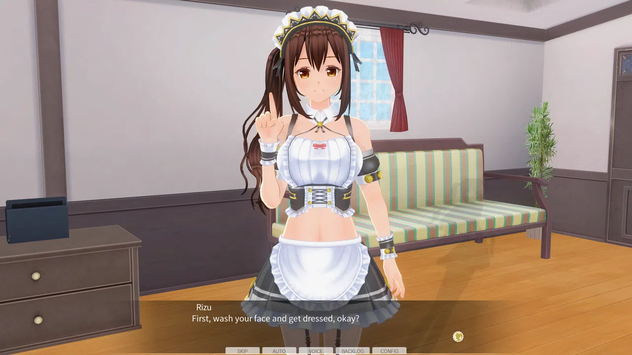 CUSTOM ORDER MAID 3D2 Friendly and Slightly Naughty Woman GP-01Fb Screenshot 1