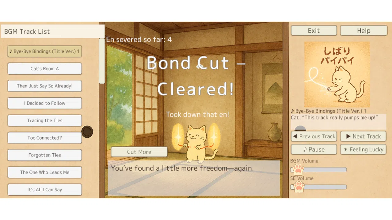 Bye-Bye Bindings! Screenshot 2
