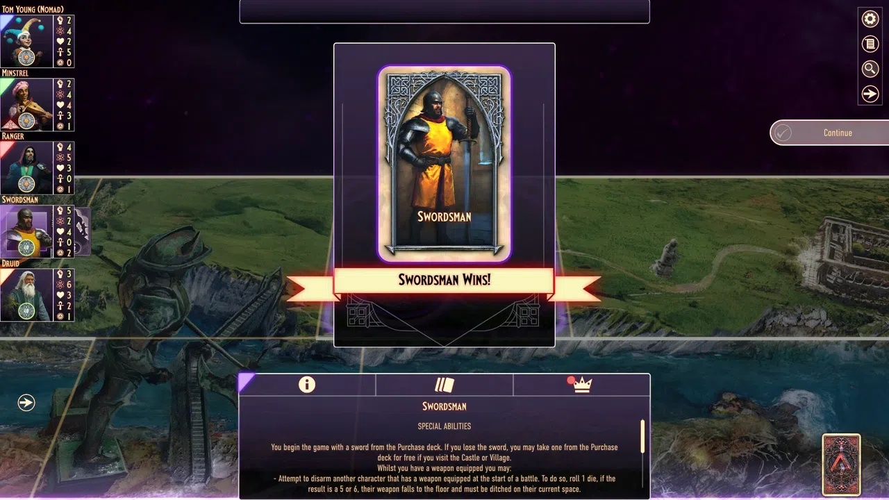 Talisman: Digital 5th Edition - The Swordsman Character Screenshot 0