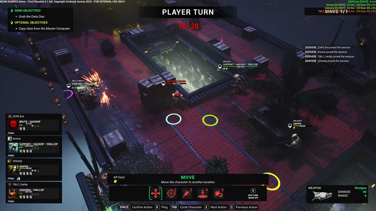 Neon Raiders Demo Screenshot 2