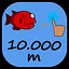 Swim 10.000 meters icon