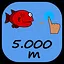 Swim 5.000 meters icon