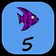 Eat 5 enemies level 5 icon