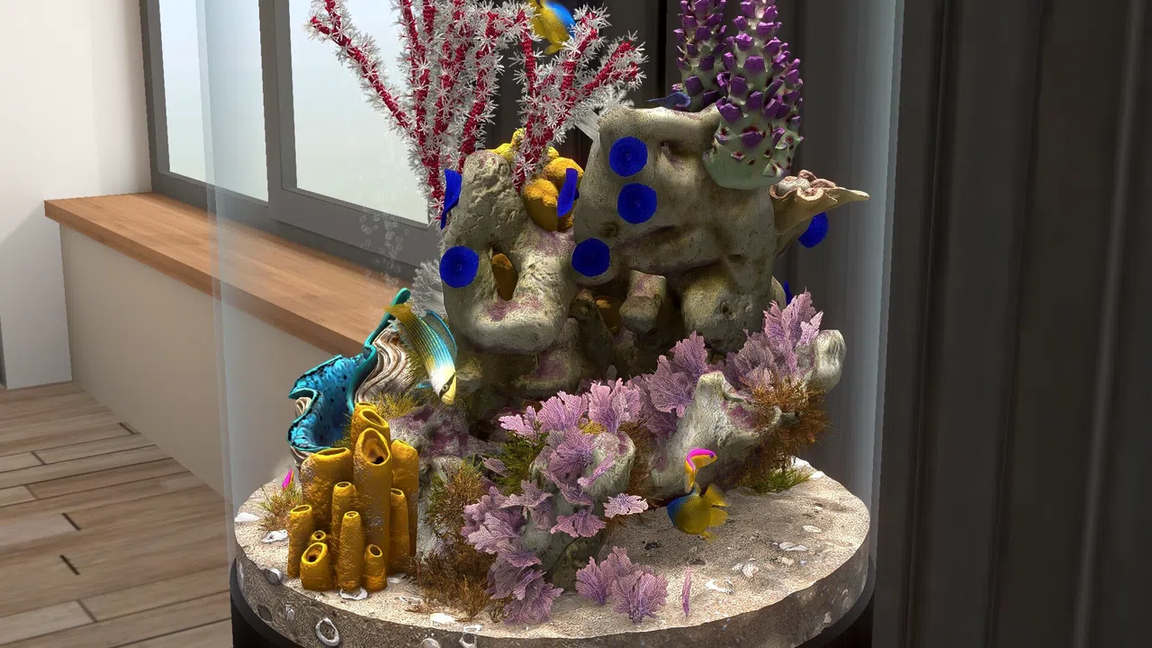 Behind Glass: Aquarium Simulator - Round Tank and Jellyfish Pack Screenshot 2