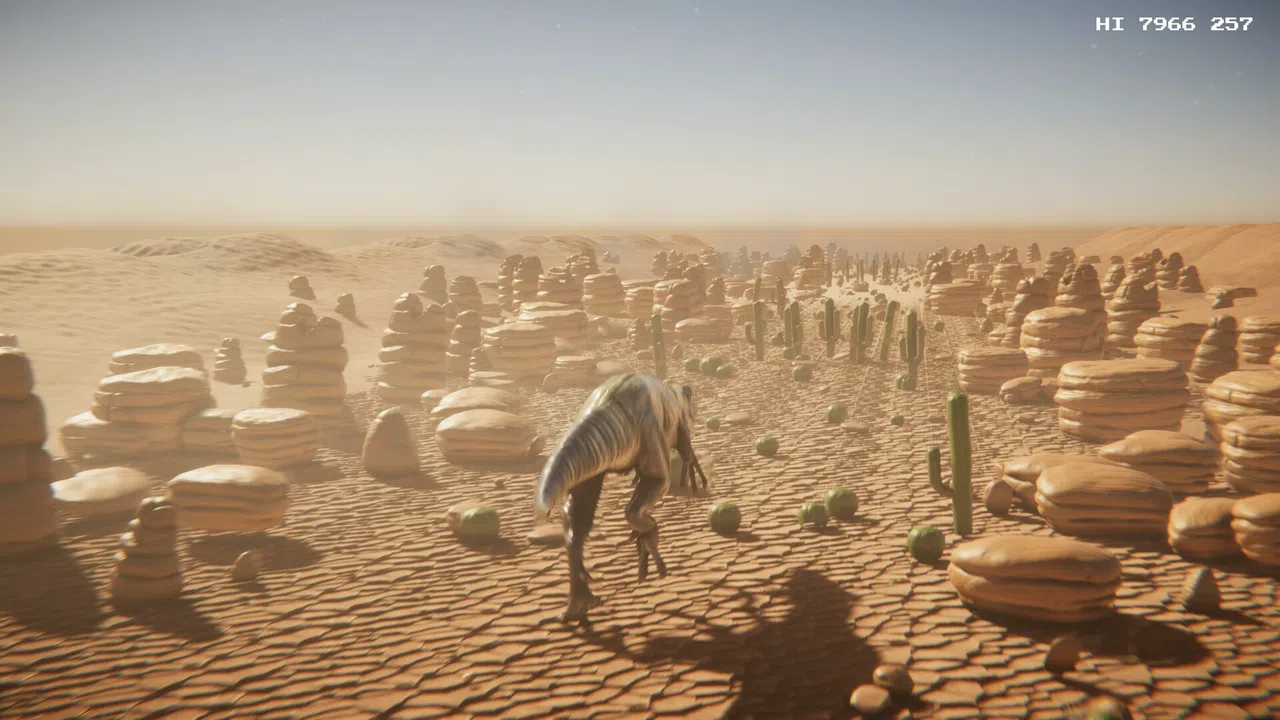 Desert Dino Run Screenshot 1