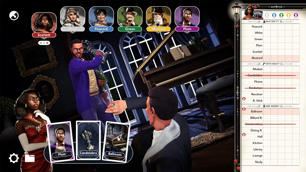 Clue/Cluedo: Noir Crime Scene Screenshot 2