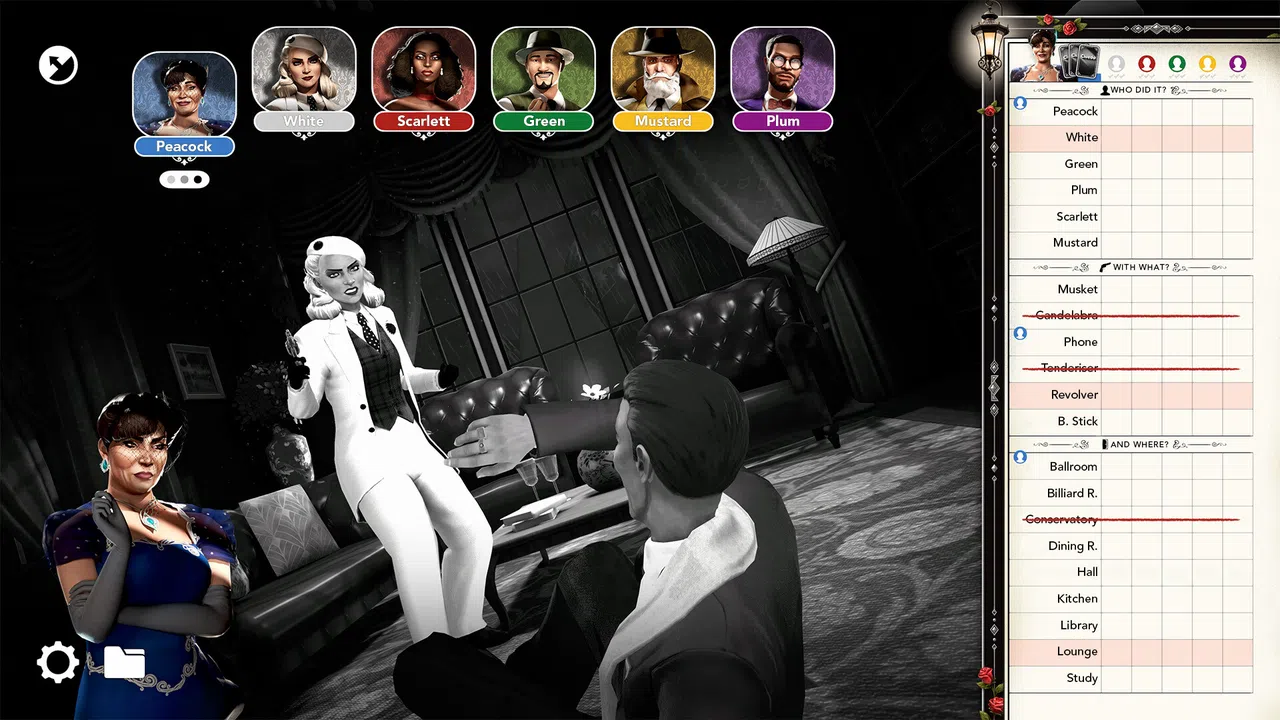 Clue/Cluedo: Noir Crime Scene Screenshot 3