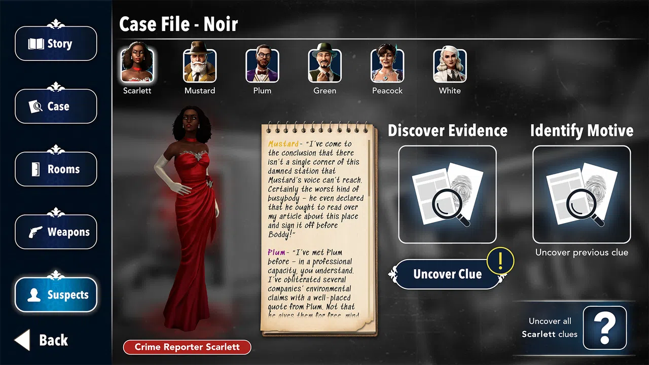Clue/Cluedo: Noir Crime Scene Screenshot 5
