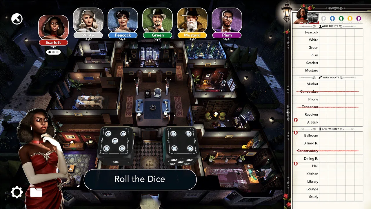 Clue/Cluedo: Noir Crime Scene Screenshot 1