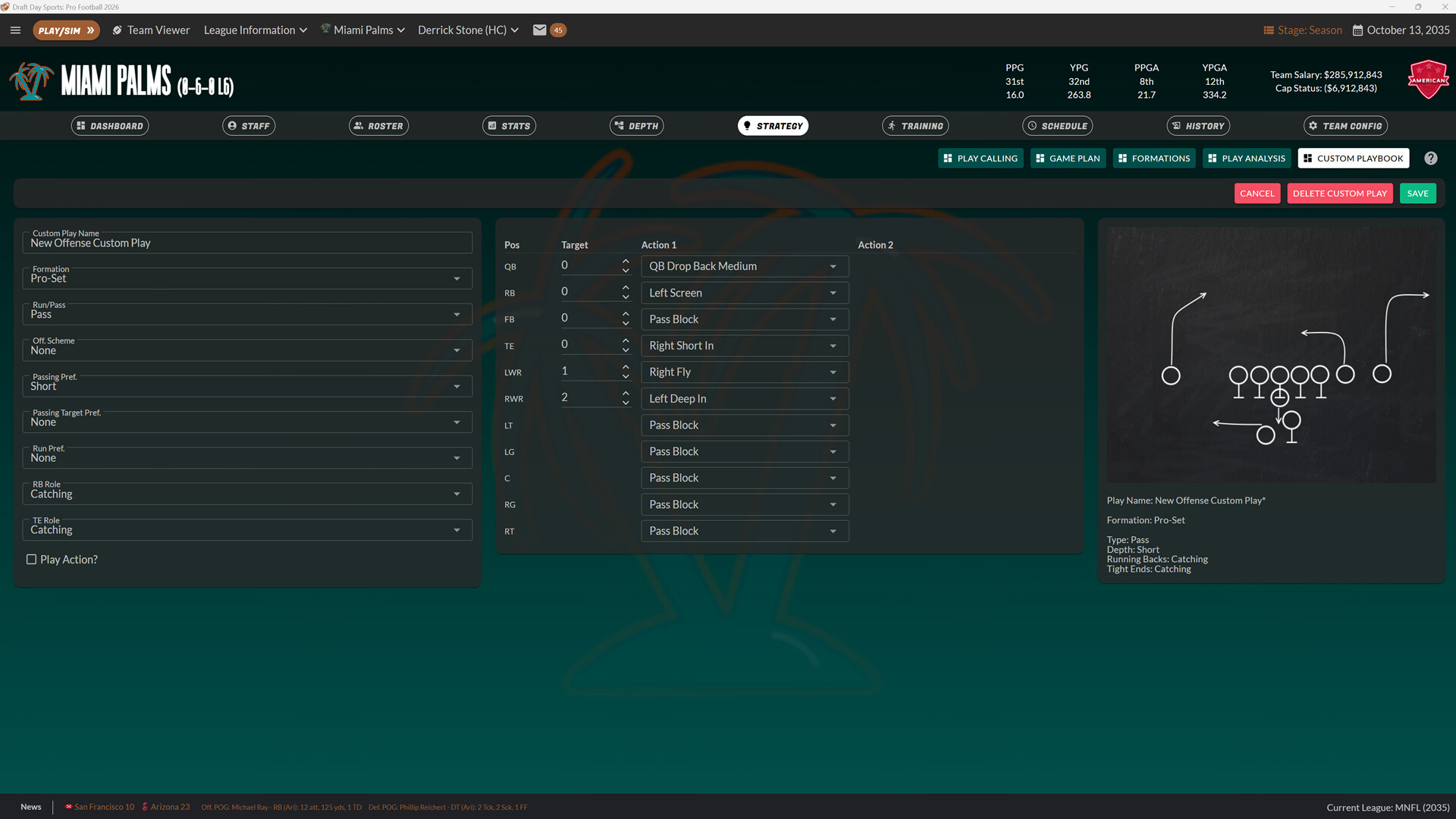 Draft Day Sports: Pro Football 2026 Screenshot 4