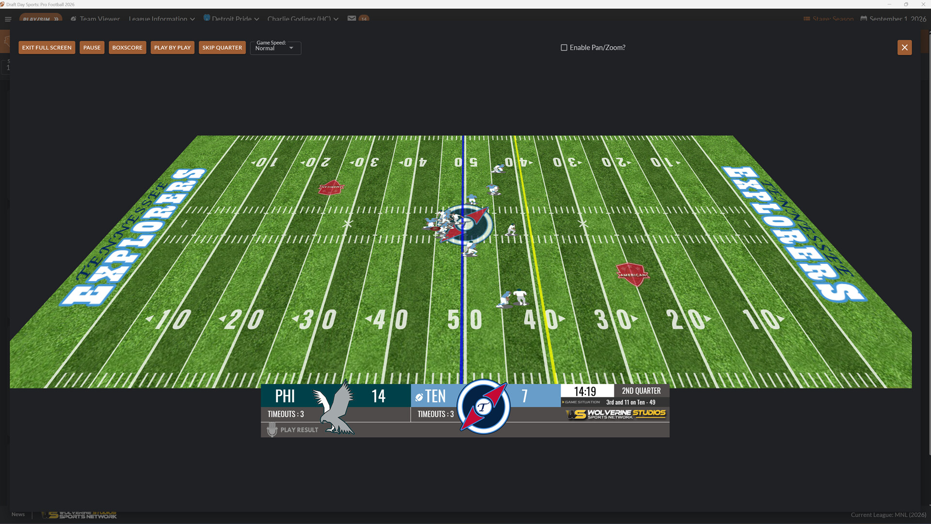 Draft Day Sports: Pro Football 2026 Screenshot 0