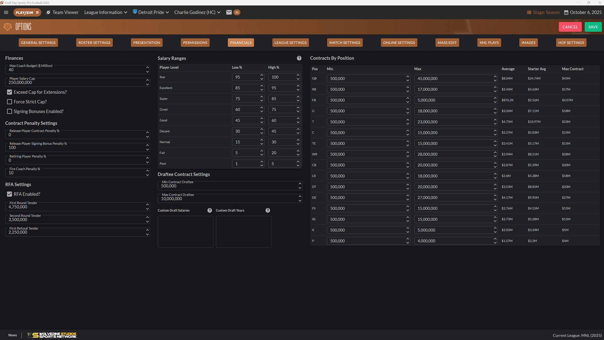 Draft Day Sports: Pro Football 2026 Screenshot 5