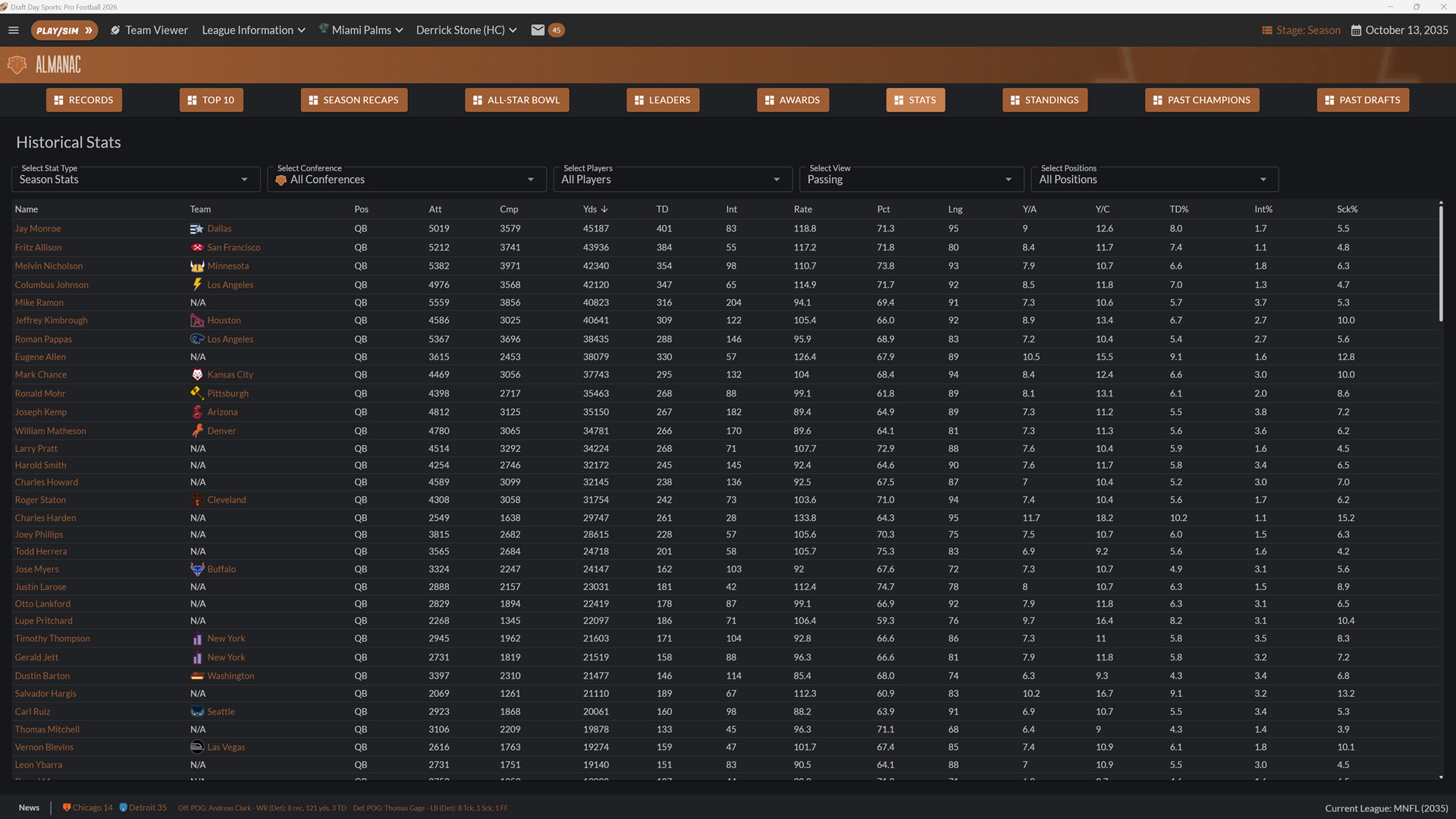 Draft Day Sports: Pro Football 2026 Screenshot 7