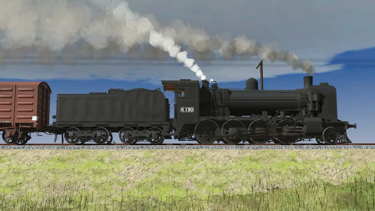 Trainz Plus DLC - VR K class Type 4 (K186-K192) - In Service Black Screenshot 1