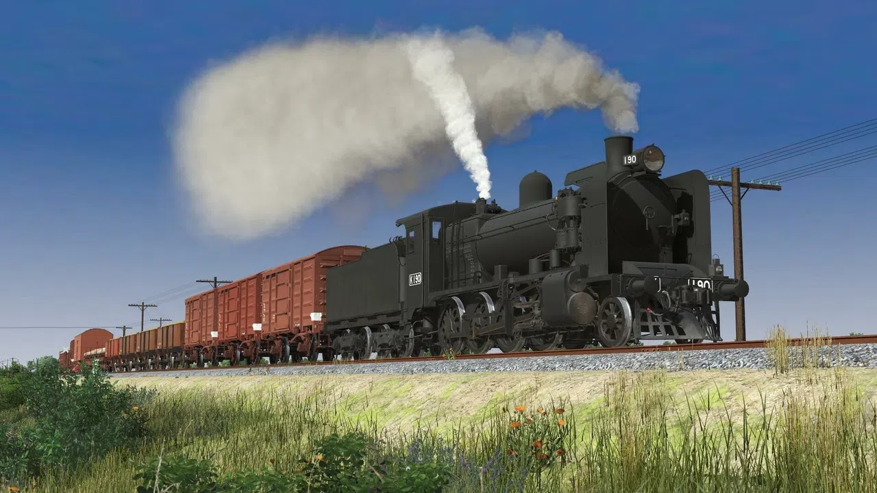 Trainz 2022 DLC - VR K class Type 4 (K186-K192) - In Service Black Screenshot 4