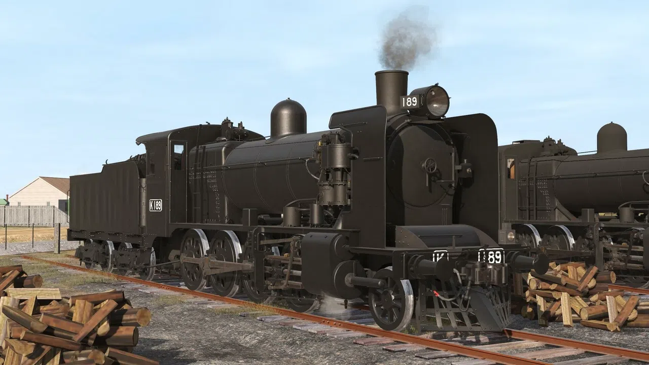 Trainz 2022 DLC - VR K class Type 4 (K186-K192) - In Service Black Screenshot 0