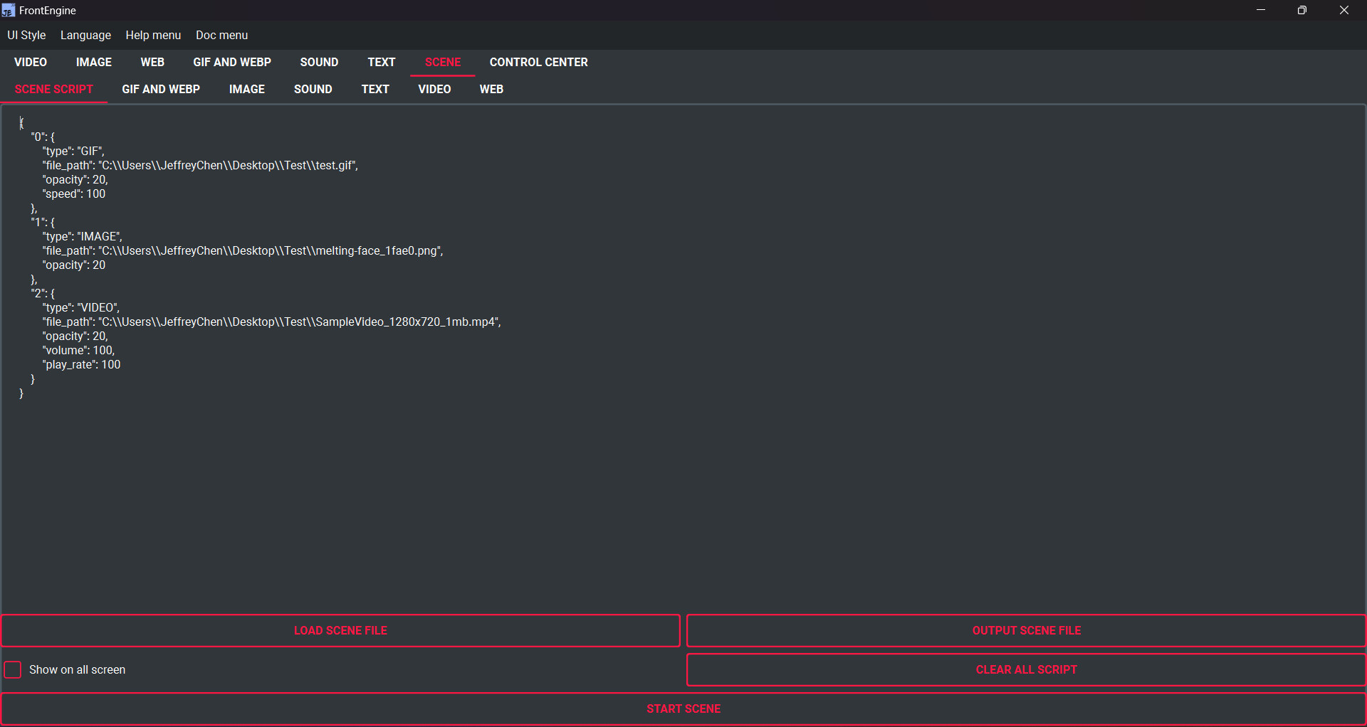 FrontEngine Screenshot 4